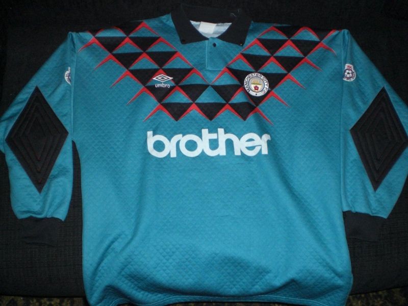 Equipación de portero de Man City 91-92