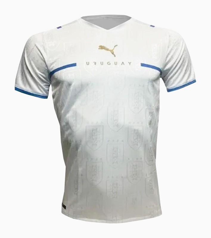 Segunda equipación de Uruguay 2021