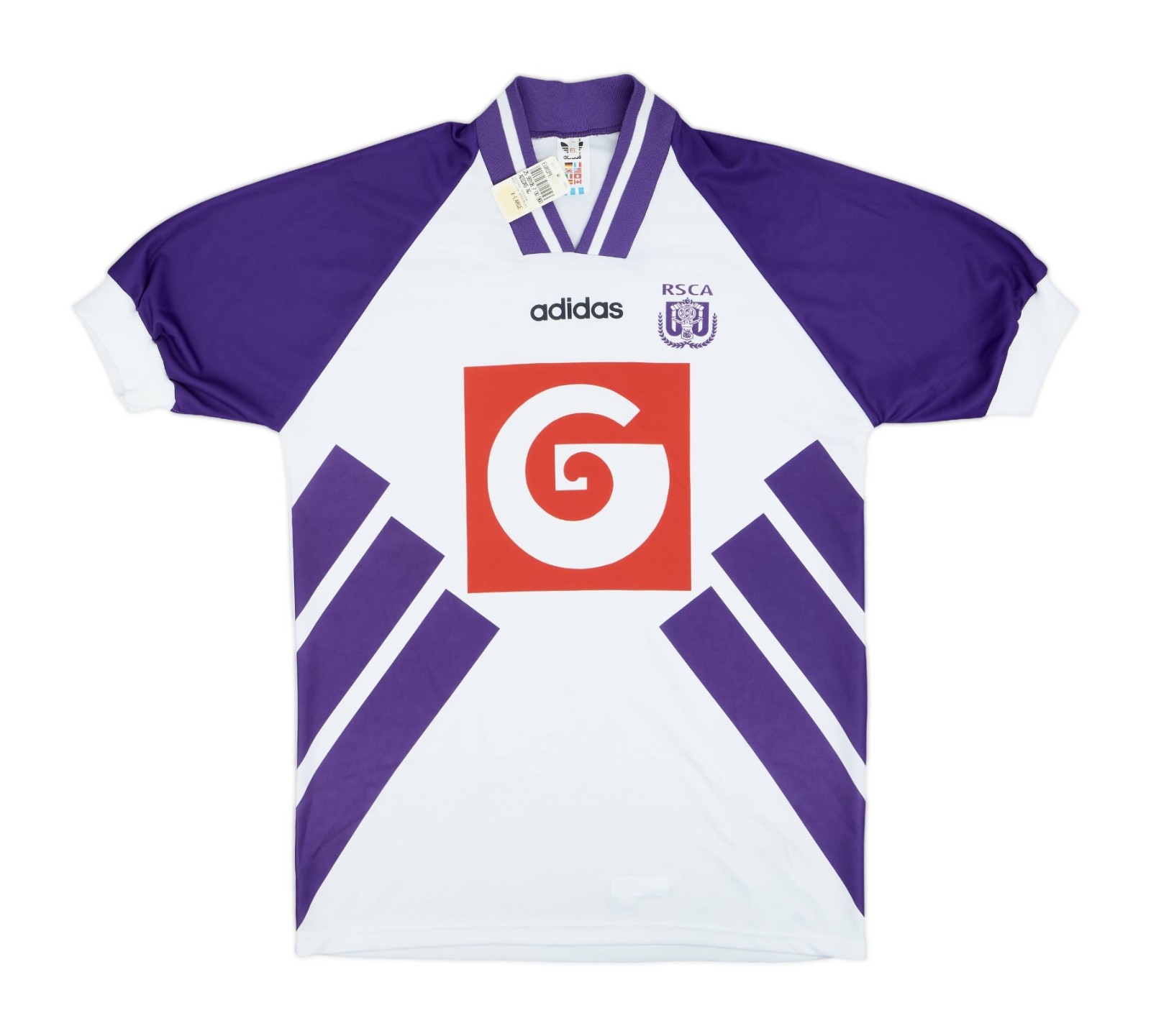 Primera equipación de Anderlecht 94-95