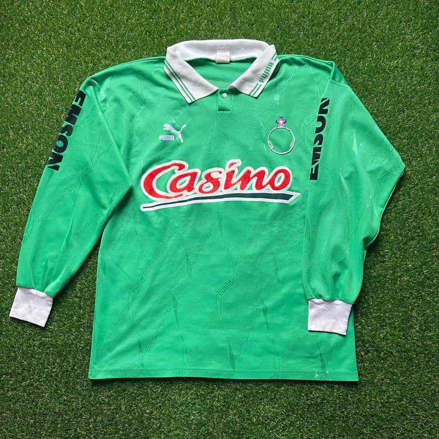 Primera equipación de Saint-Étienne 94-95