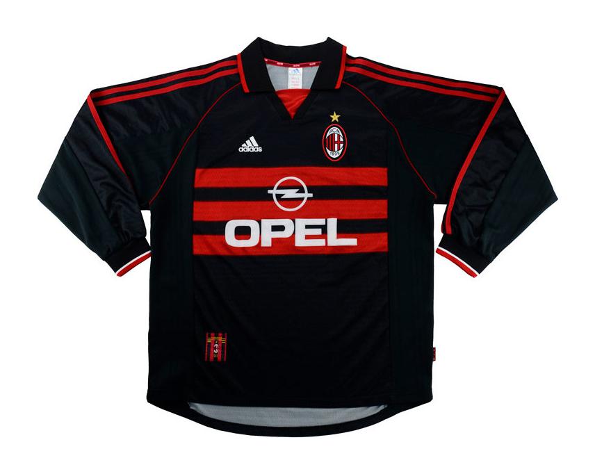 Tercera equipación de Milan 98-99