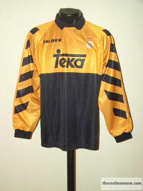 Equipación de portero de Real Madrid 95-96