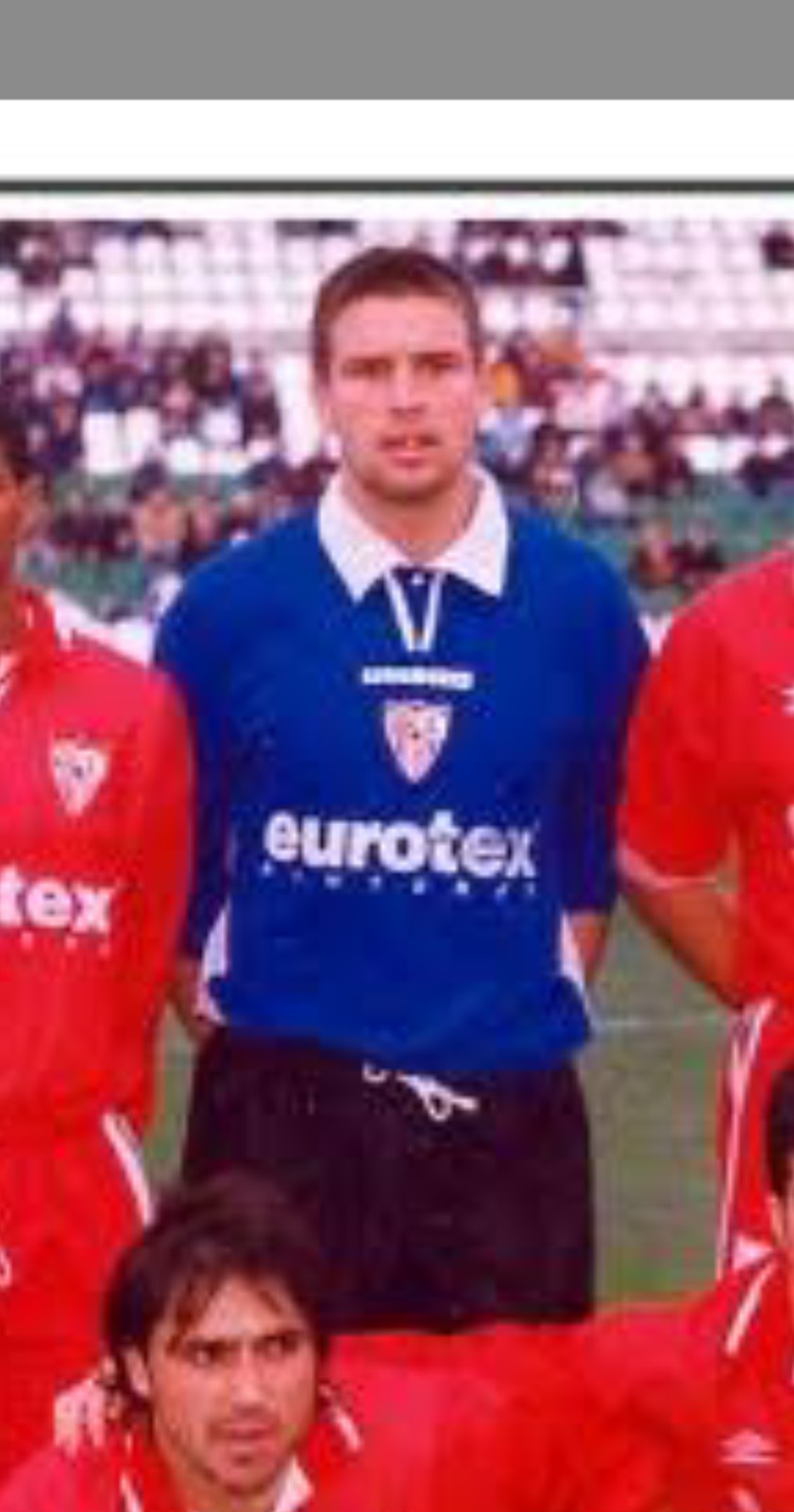 Equipación de portero de Sevilla FC 97-98