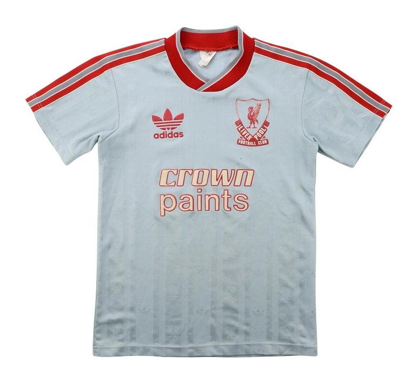 Segunda equipación de LiverpoolFC 87-88