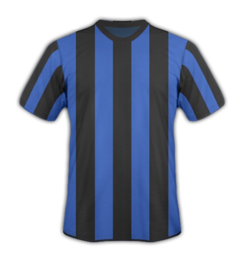 Primera equipación de Inter de Milán 1909-10