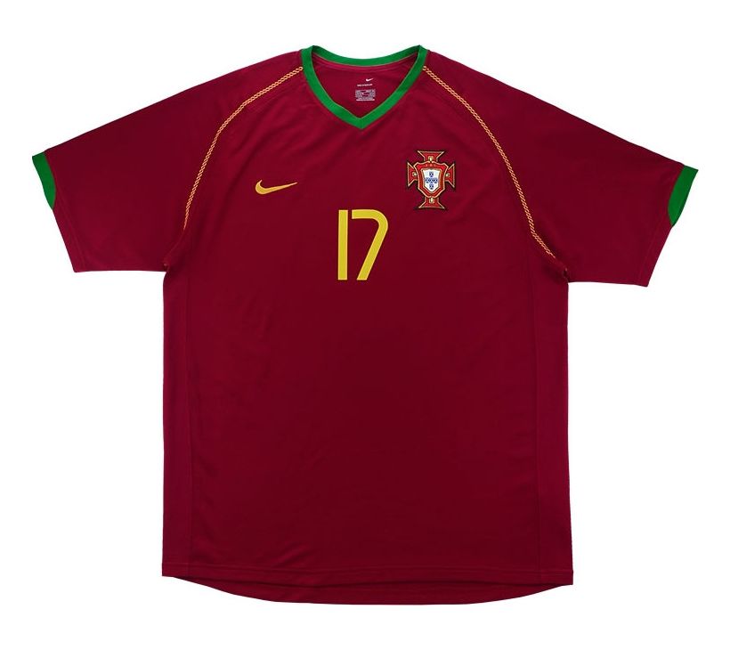 Primera equipación de Portugal 2006