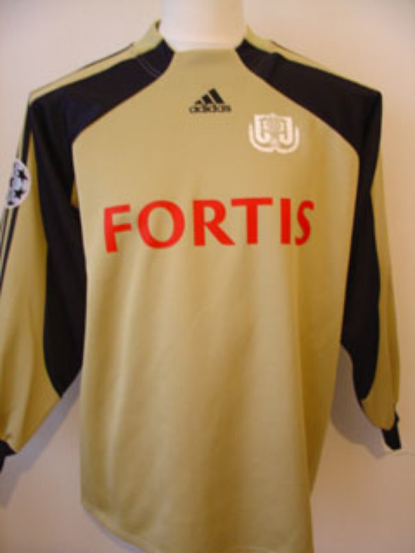 Equipación de portero de Anderlecht 00-01