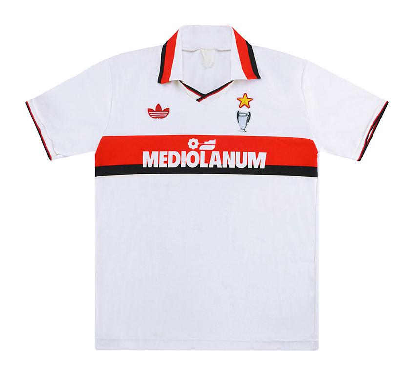 Segunda equipación de Milan 90-91