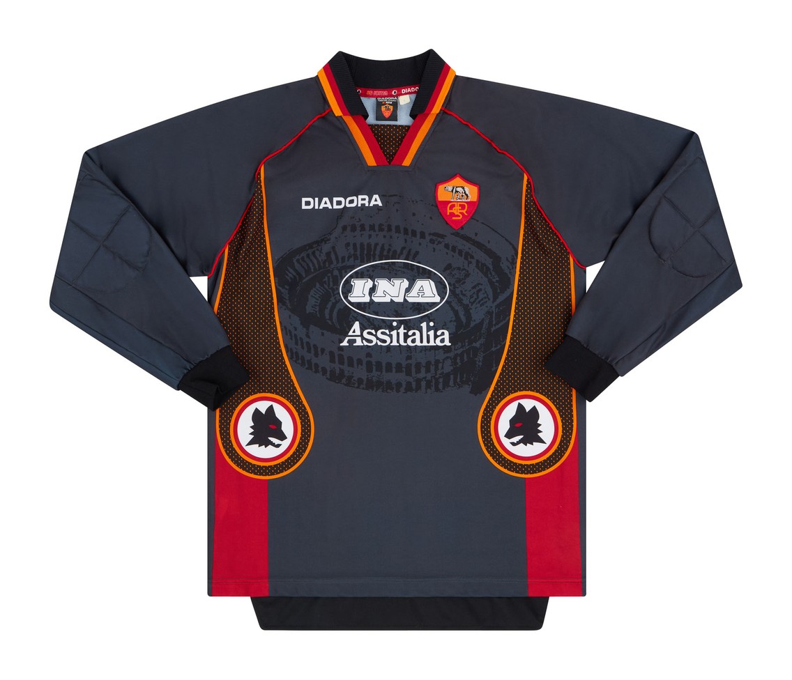 Equipación de portero de Roma 97-98