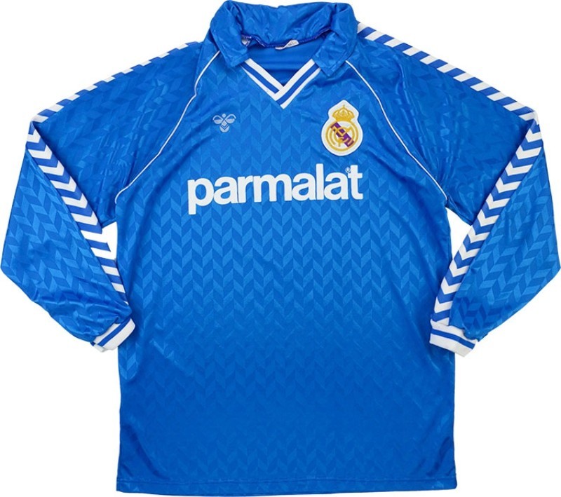 Segunda equipación de Real Madrid 87-88