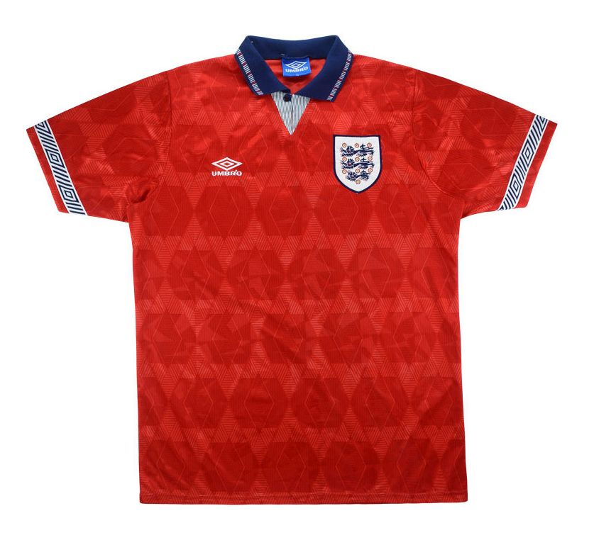 Segunda equipación de Inglaterra 1992