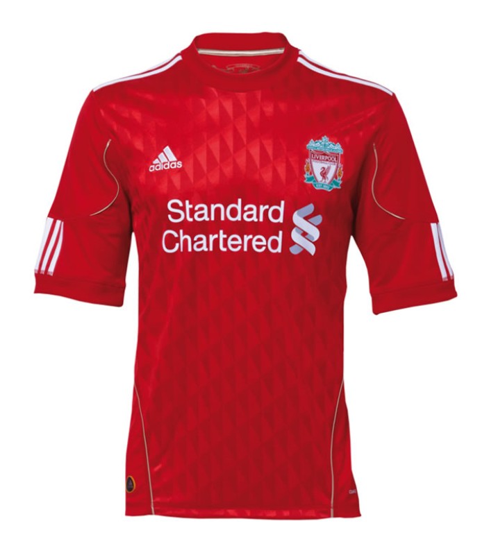 Primera equipación de LiverpoolFC 11-12