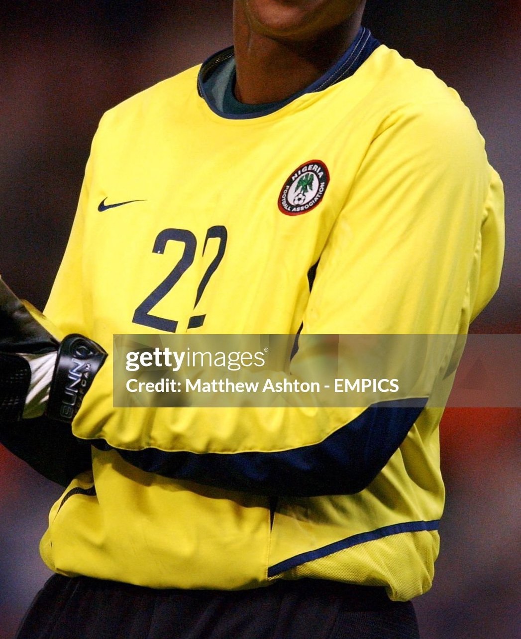 Equipación de portero de Nigeria 2002