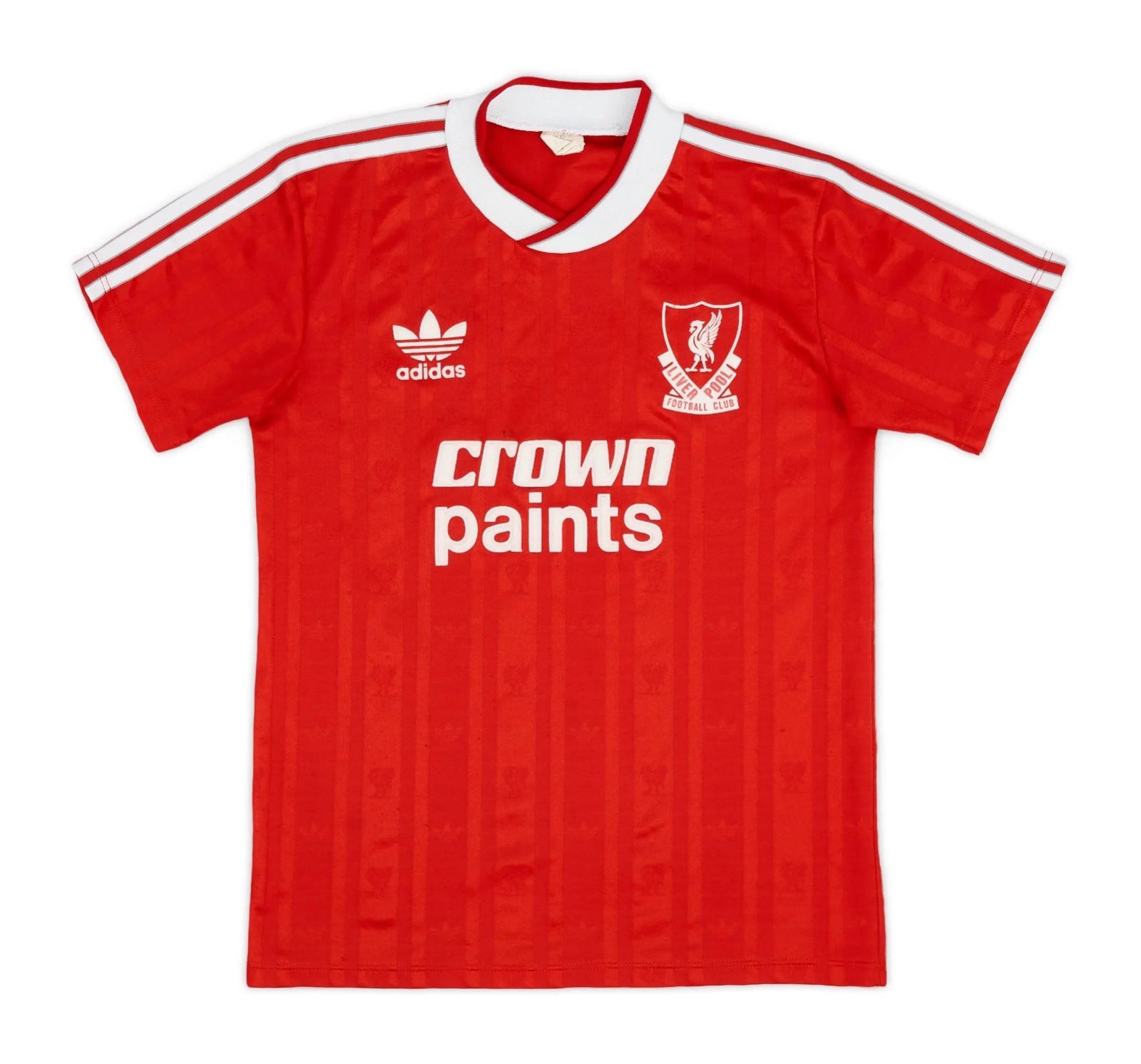 Primera equipación de LiverpoolFC 87-88
