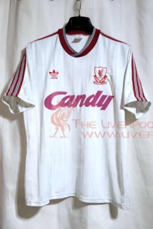 Tercera equipación de LiverpoolFC 89-90