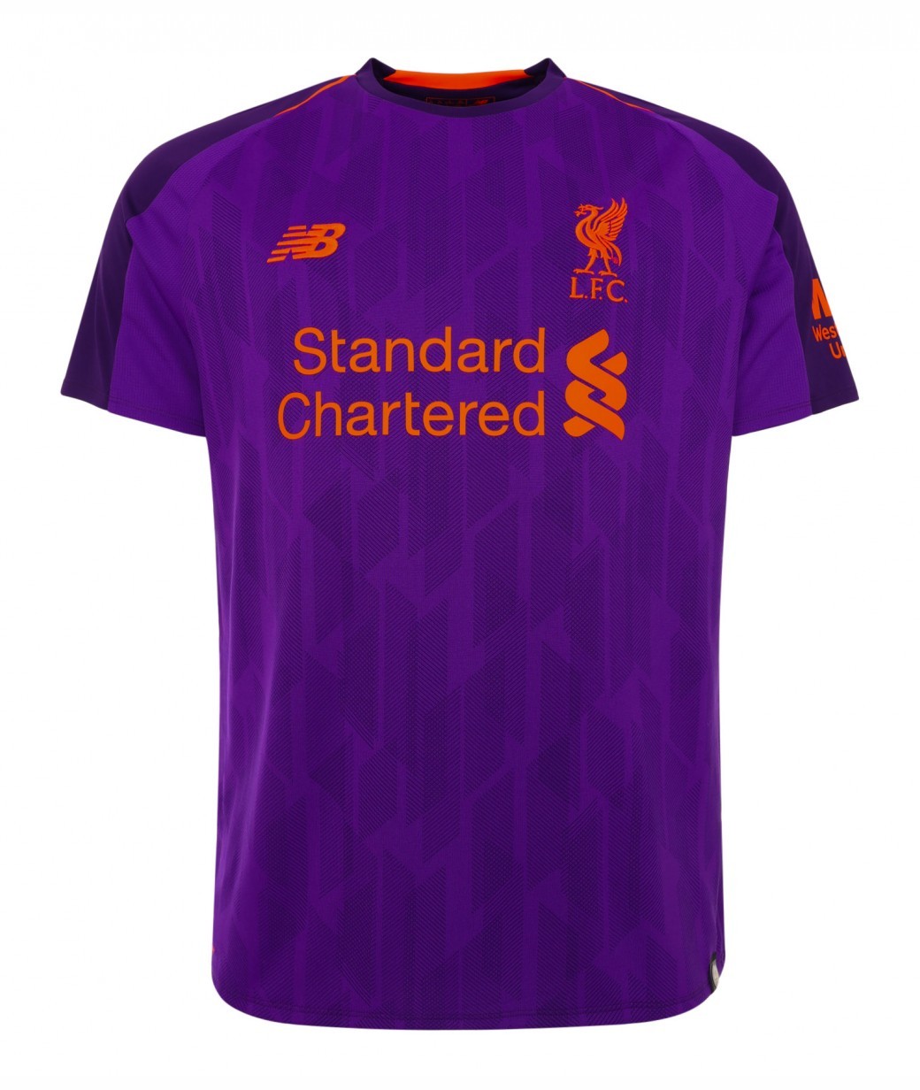 Segunda equipación de LiverpoolFC 18-19