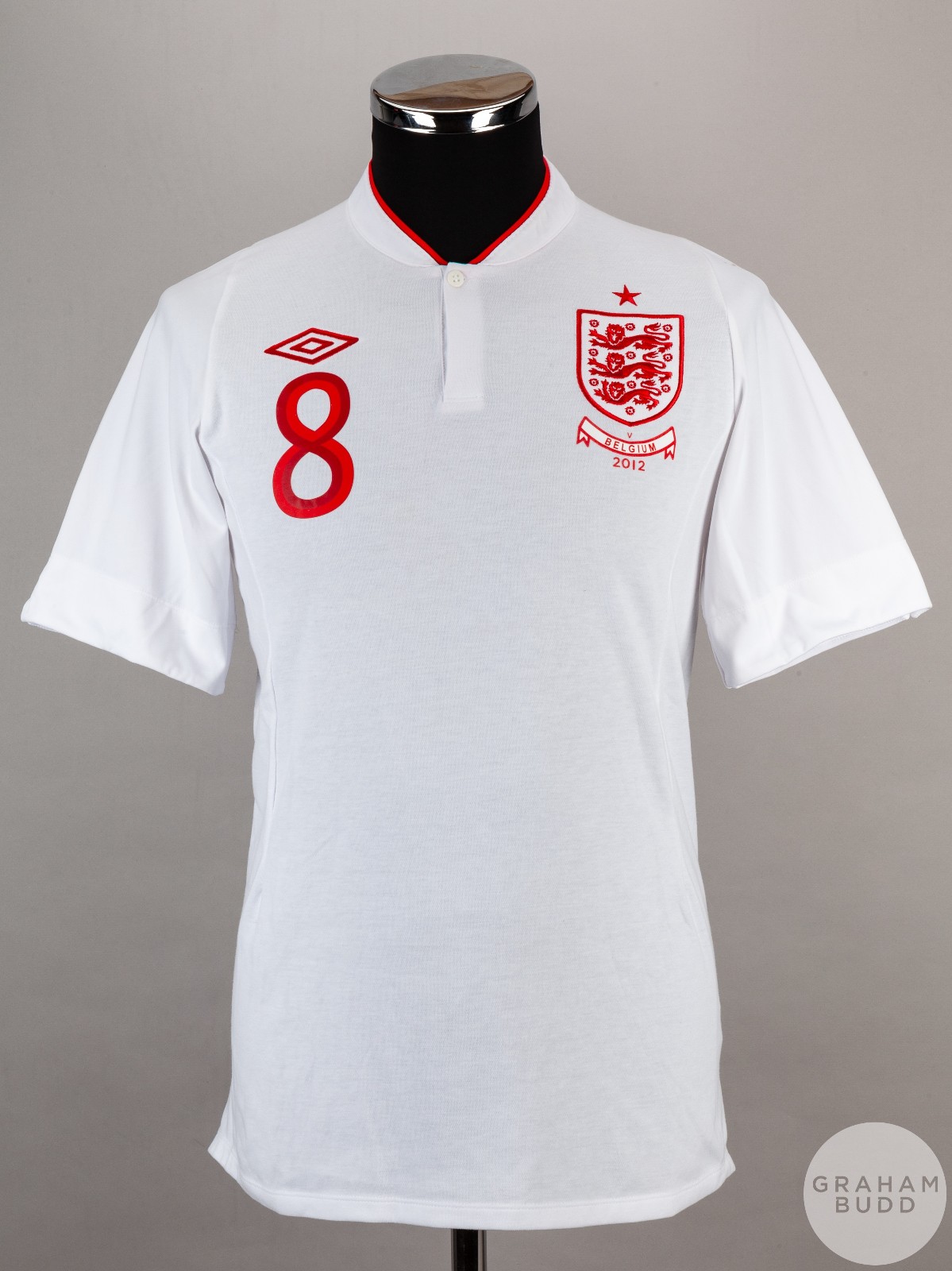 Primera equipación de Inglaterra 2012