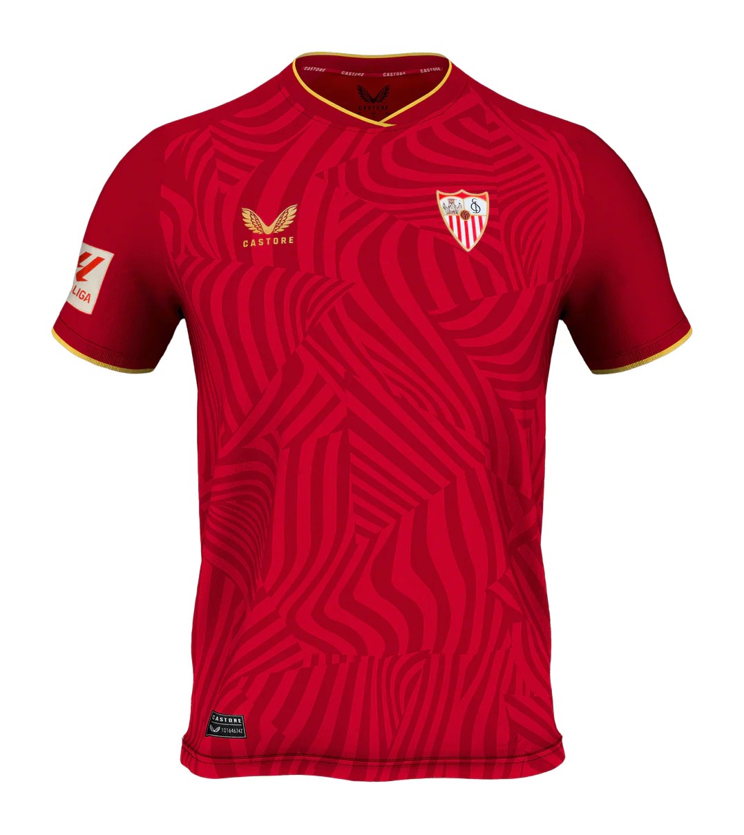 Segunda equipación de Sevilla FC 23-24