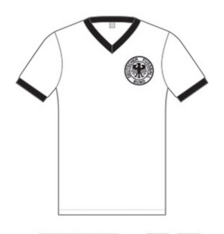 Primera equipación de Alemania 1964