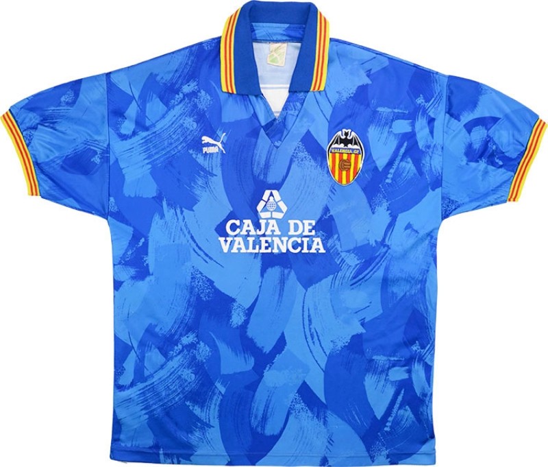 Segunda equipación de Valencia 90-91