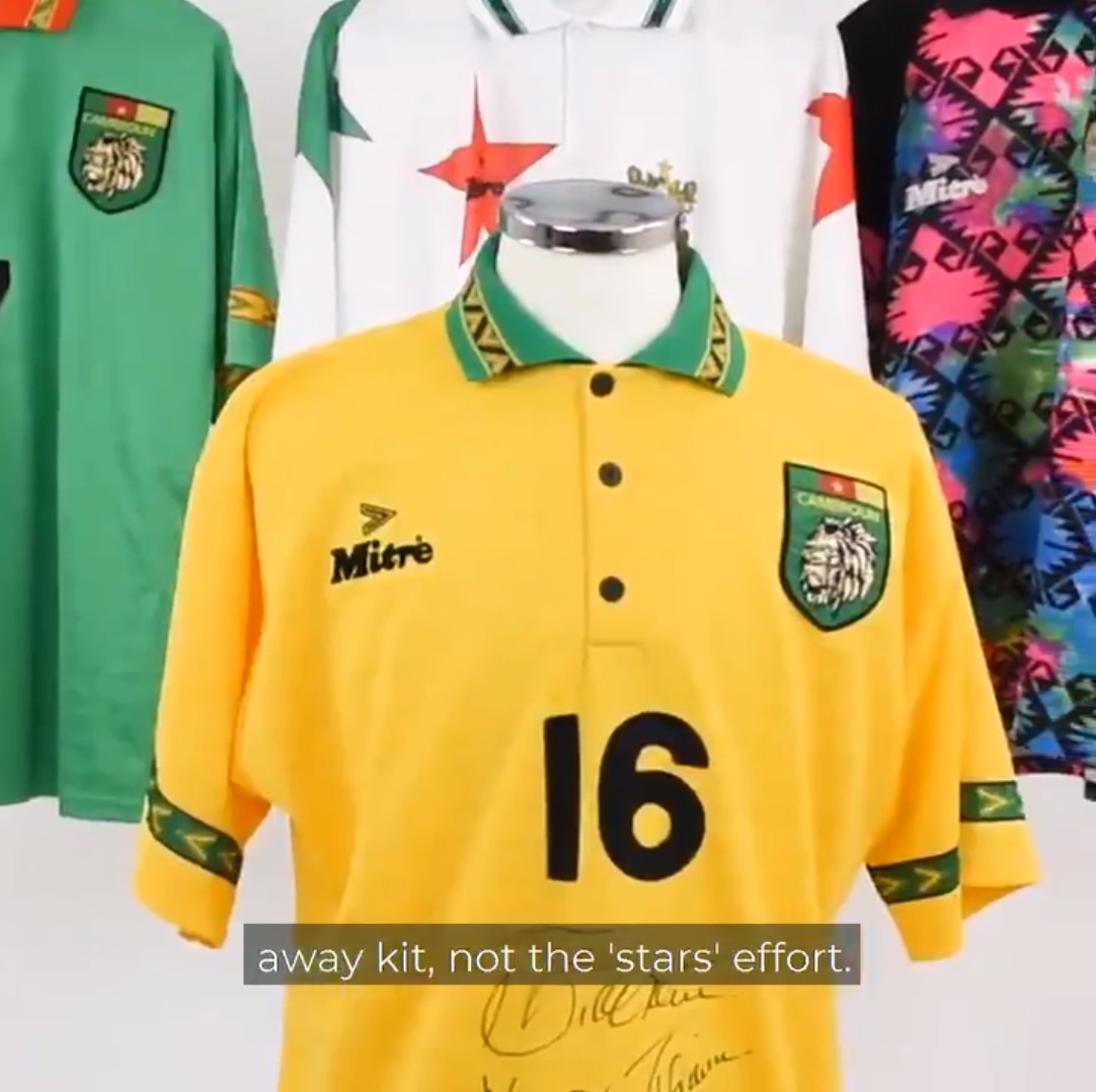 Segunda equipación de Camerún 1994