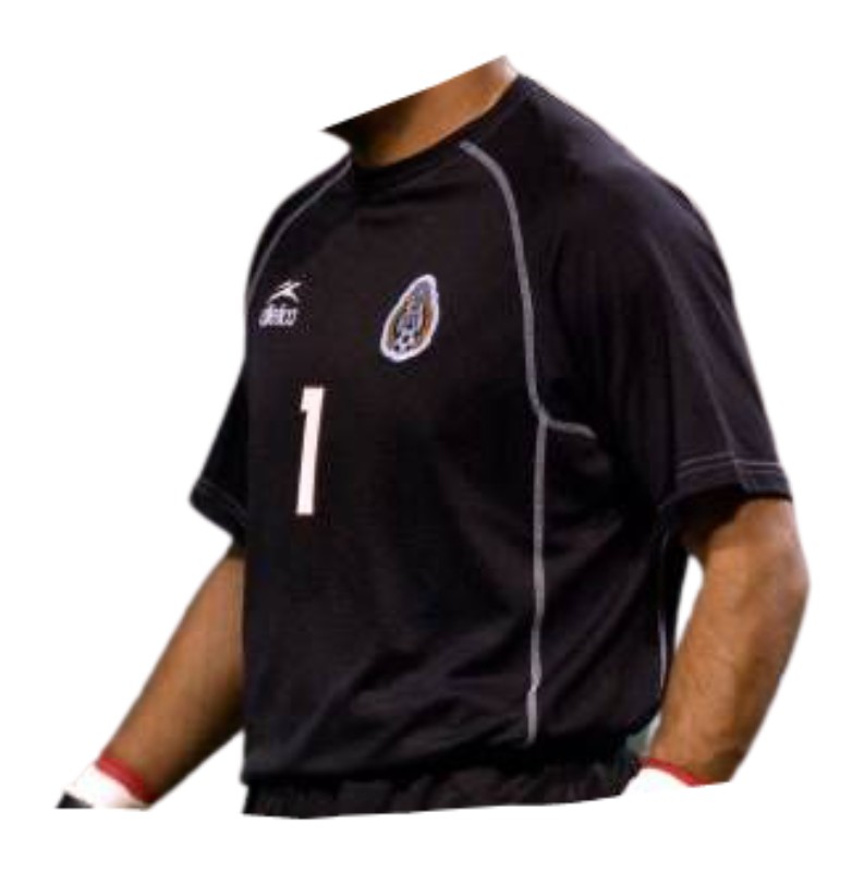Equipación de portero de México 2002