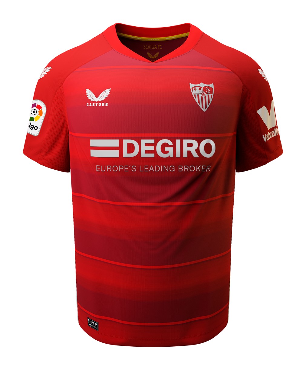 Segunda equipación de Sevilla FC 22-23