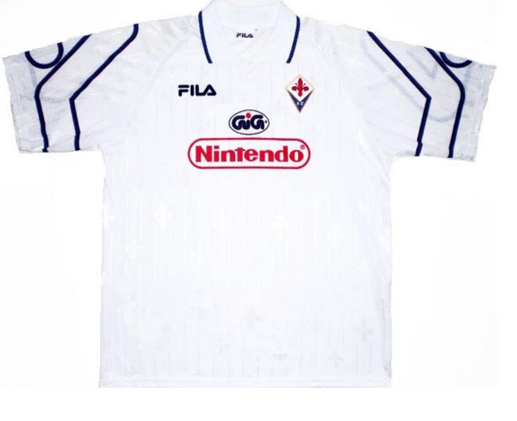 Segunda equipación de Fiorentina 97-98
