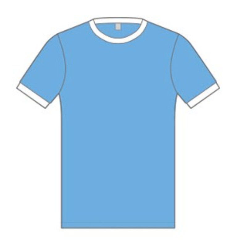 Primera equipación de Man City 66-67