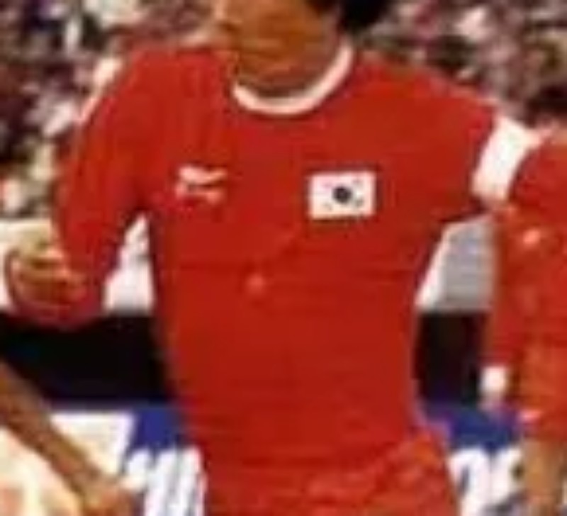 Primera equipación de Rep. Corea 1985