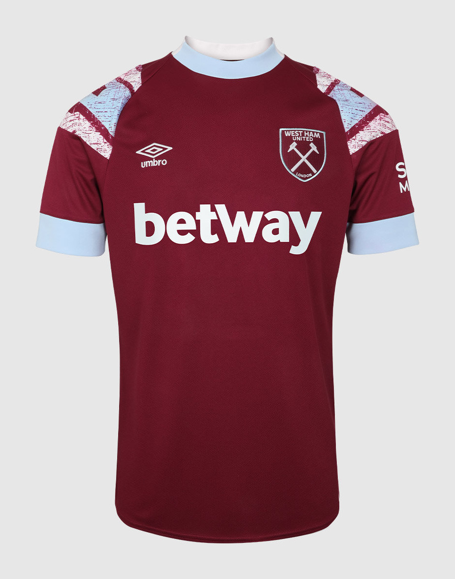 Primera equipación de West Ham United 22-23