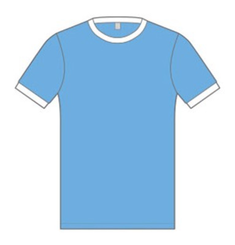 Primera equipación de Man City 63-64