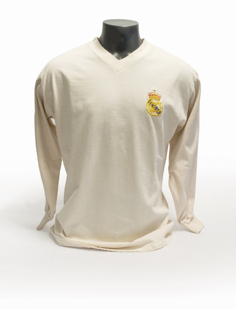 Primera equipación de Real Madrid 53-54