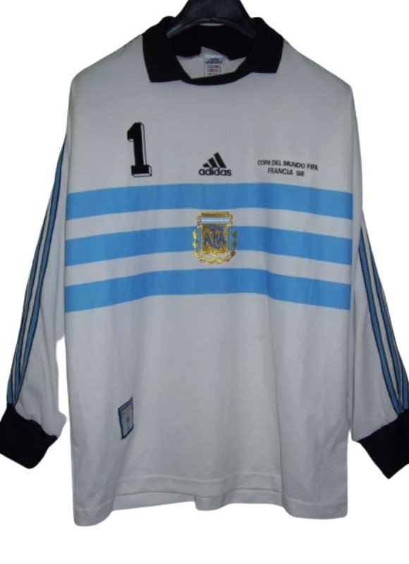 Equipación de portero de Argentina 1998