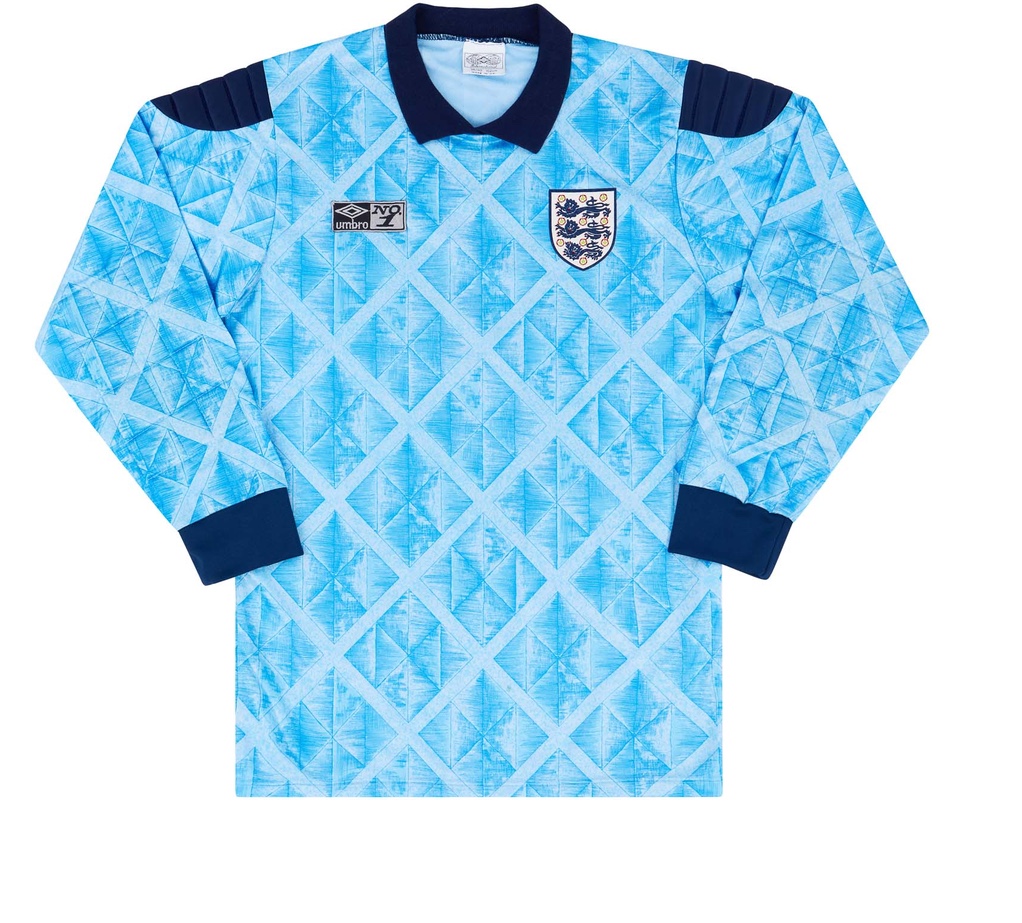 Equipación de portero de Inglaterra 1990