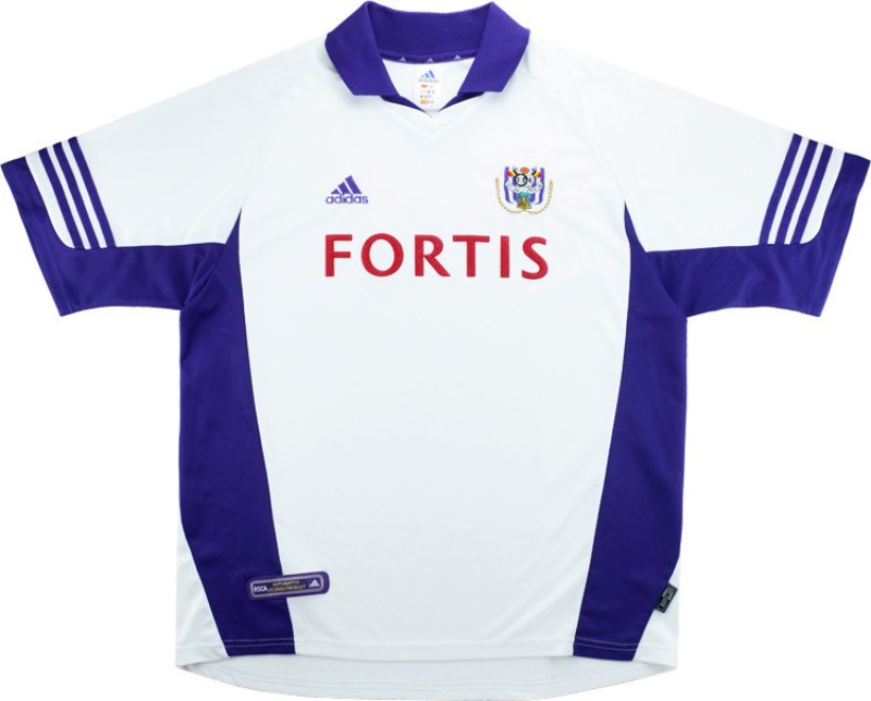 Primera equipación de Anderlecht 01-02