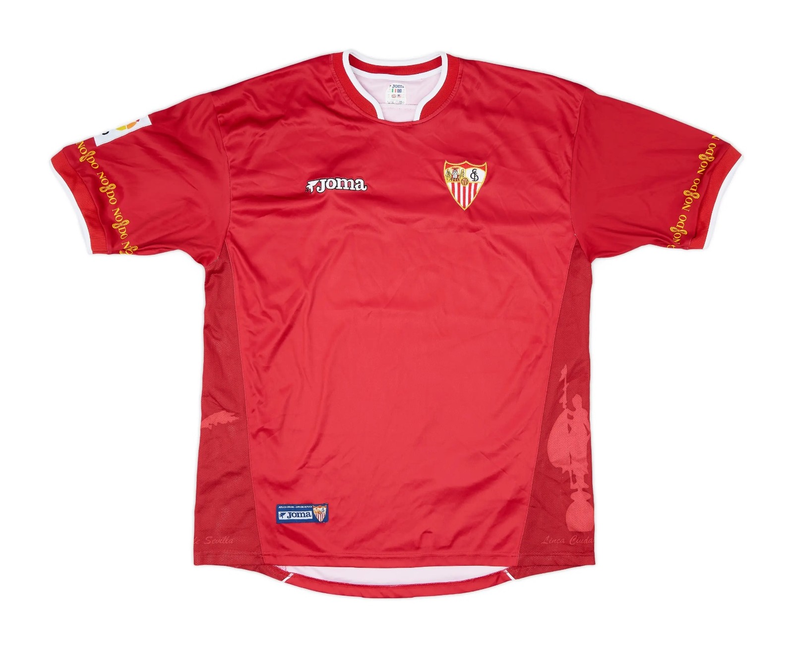 Segunda equipación de Sevilla FC 03-04