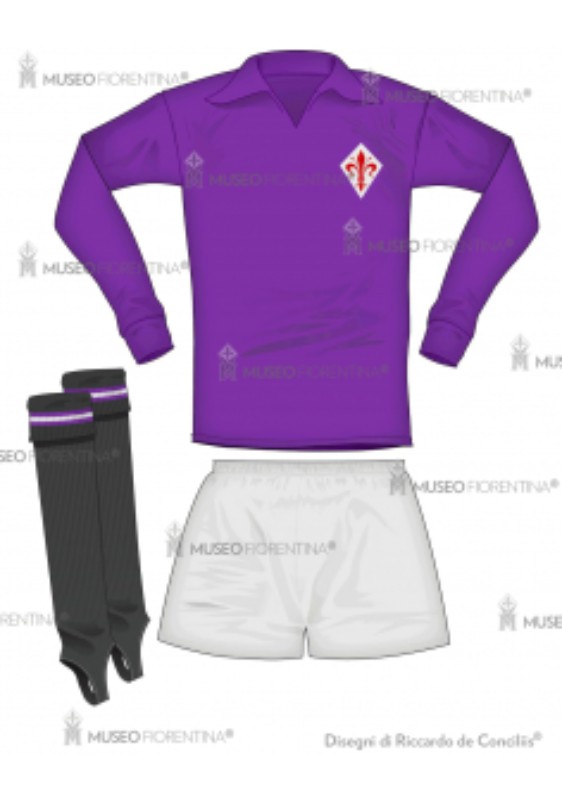 Primera equipación de Fiorentina 1947-48