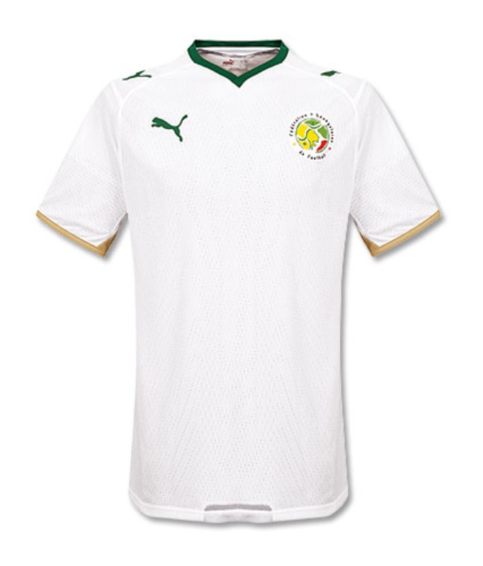 Primera equipación de Senegal 2008