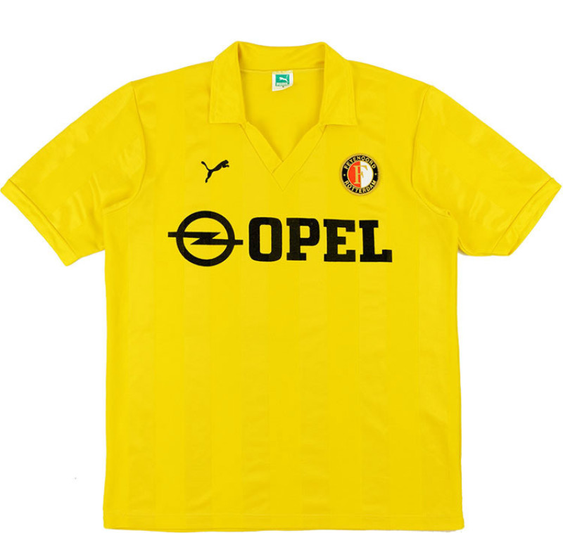 Segunda equipación de Feyenoord 85-86
