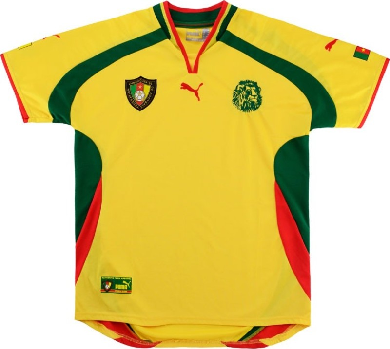 Segunda equipación de Camerún 2000