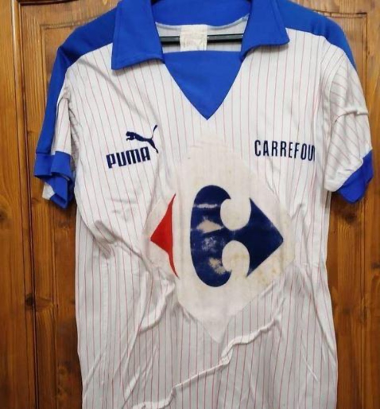 Tercera equipación de Olympique de Lyon 82-83