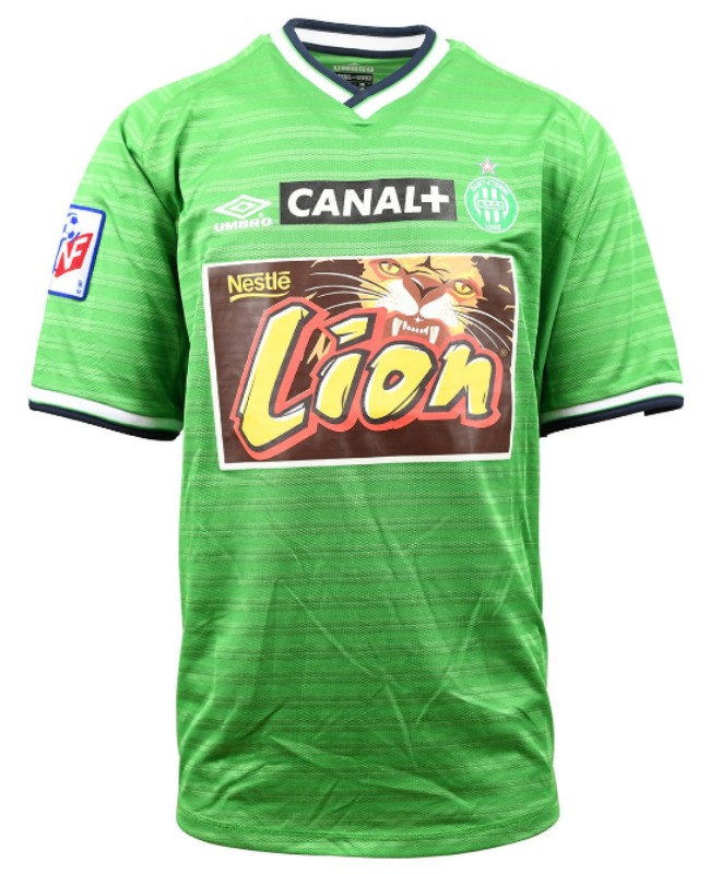 Primera equipación de Saint-Étienne 00-01
