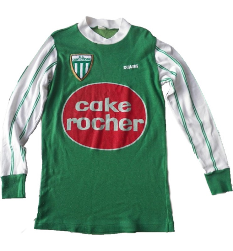 Primera equipación de Saint-Étienne 84-85