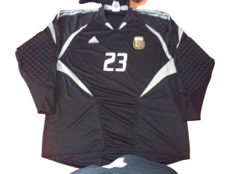 Equipación de portero de Argentina 2004