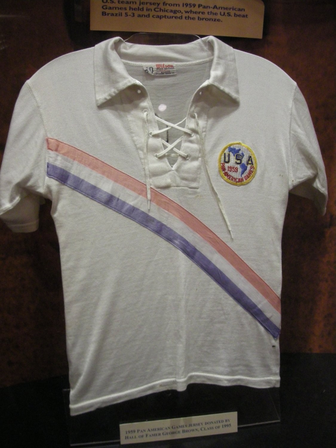 Primera equipación de Estados Unidos 1959