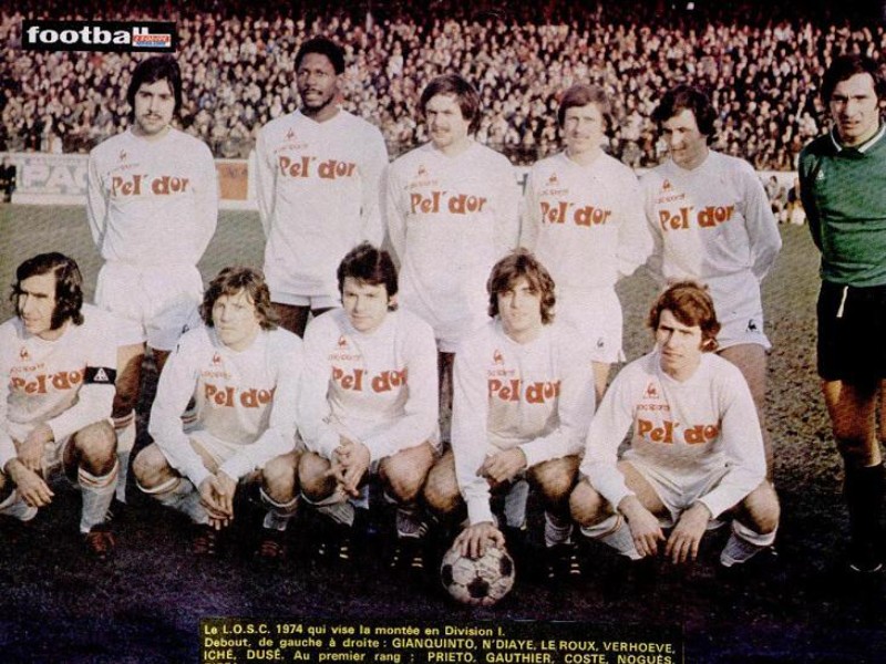 Primera equipación de Lille 73-74