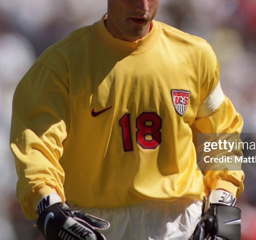 Equipación de portero de Estados Unidos 1996