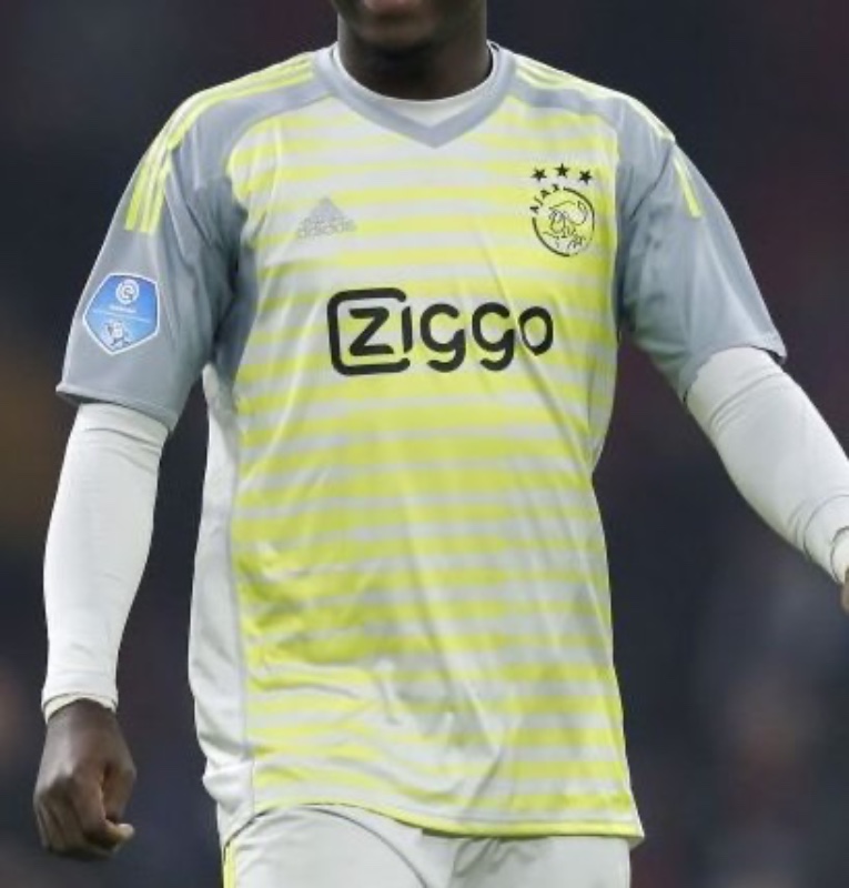 Equipación de portero de Ajax 18-19