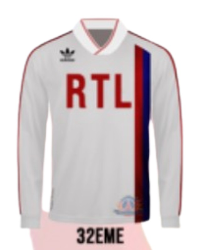 Primera equipación de Paris Saint-Germain 91-92